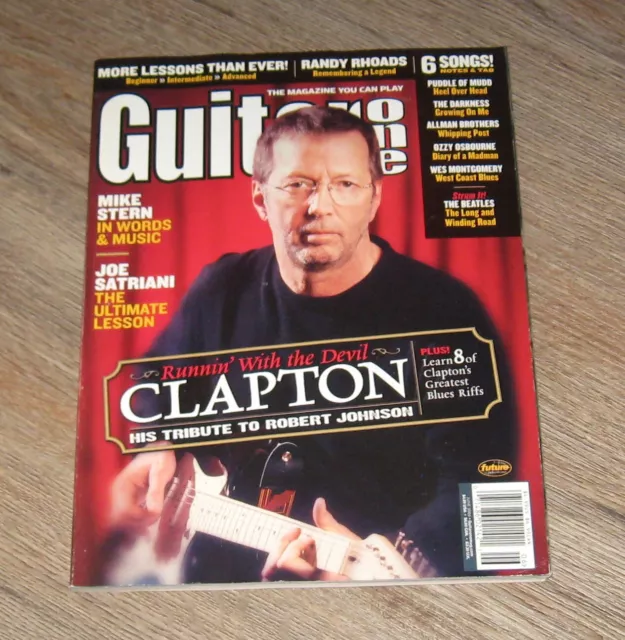 Guitar One 2004 magazine ERIC CLAPTON Randy Rhoads MIKE STERN Los Lonely Boys