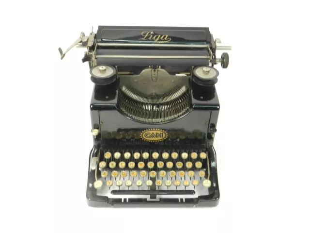 Maquina De Escribir Liga Cah Año 1921 Typewriter Schreibmaschine