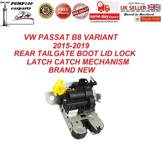 FOR VW PASSAT B8 Estate 1519 Rear Tailgate Boot Lid Lock Latch Catch