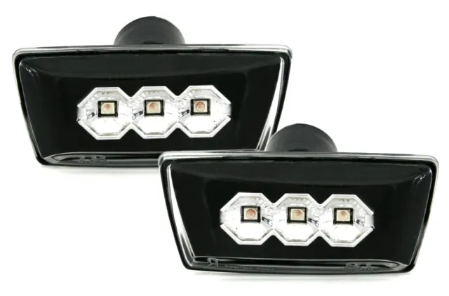 LED Seitenblinker Set in Schwarz für Opel Astra H Corsa D Zafira Insignia Meriva