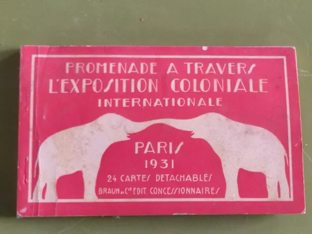 CPA Carnet complet de 24 CPA de l'Exposition Coloniale Internationale Paris 1931