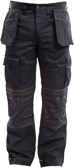Fondina uomo Apache APAHTB3338 pantaloni da lavoro pantaloni cargo 38 W/33 L neri