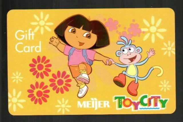 MEIJER Dora the Explorer 2002 Gift Card ( $0 )