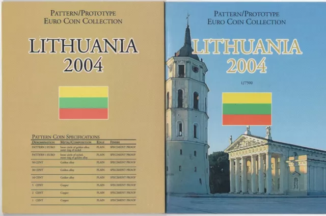 Lithuania 2004 - Coffret Essai