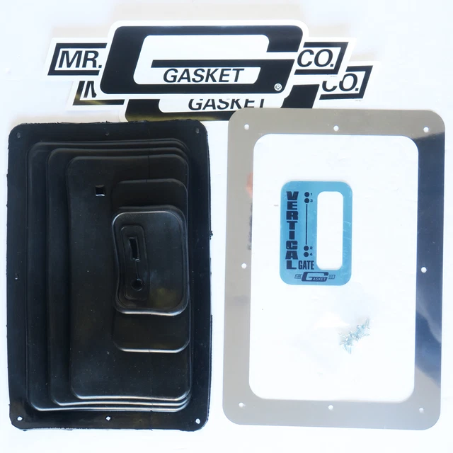 MR GASKET 1653 V Gate Vertical Gate 4 Speed Drag Race Shifter Boot Kit