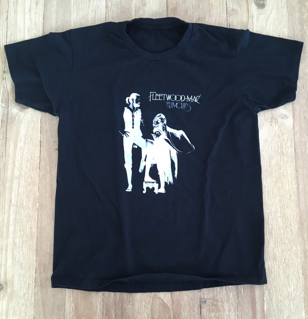 Fleetwood Mac T Shirt Rumours Black Negative Reverse Image Size Approx *Medium