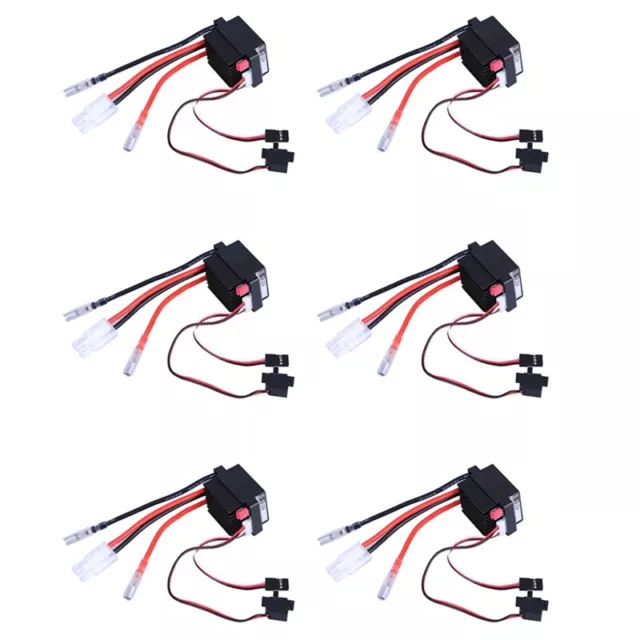 6 x Rc ESC 320A 6-12 V regolatore velocità ESC spazzolato con 2 A BEC per RC Boot2669