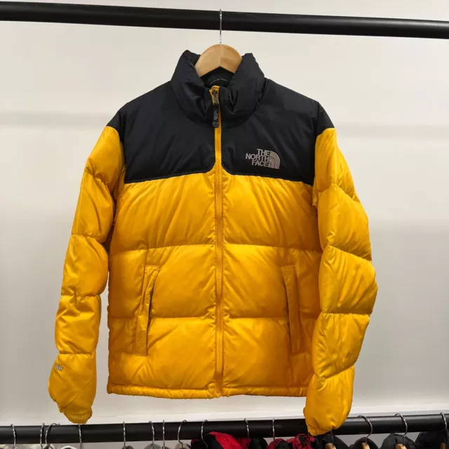 The North Face 700 Nuptse Puffer Jacket, Yellow, Mens (S)