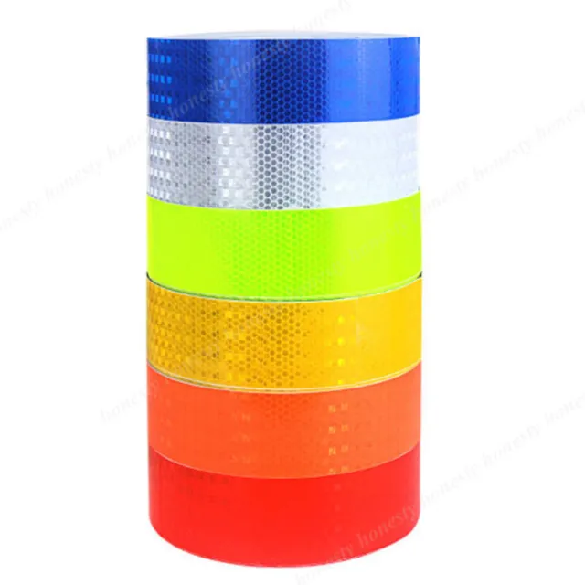 30CM/3M Cars Reflective Safety Warning Conspicuity Tape Film Sticker 7 Color