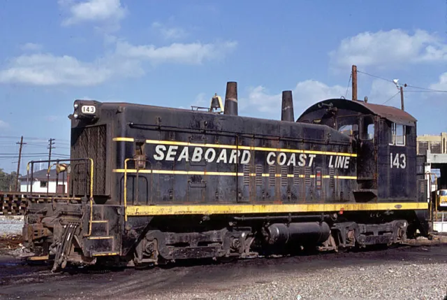 SCL Seaboard Coast Line SW9 143 Original 35mm Slide