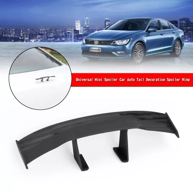 Universal Mini Spoiler Car Auto Tail Decoration Spoiler Wing Carbon Fiber A