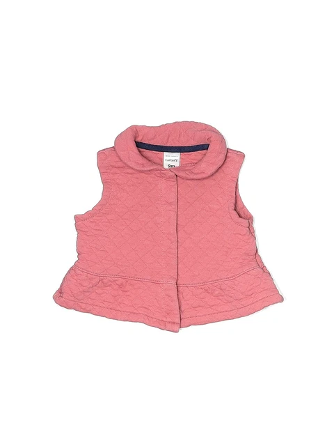Carter's Girls Pink Vest 9 Months