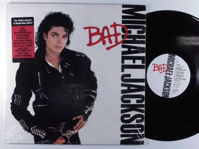 MICHAEL JACKSON Bad EPIC LP NM gatefold j