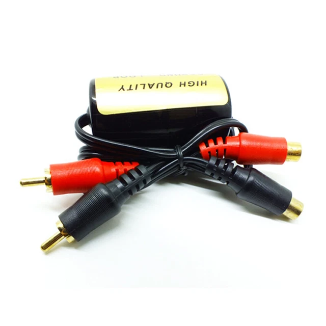 RCA AUDIO AMPLIFIER Noise Filter Suppressor Ground Loop for Car or Home