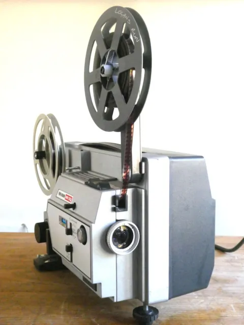 EXCELENTE Proyector de Cine Prinz Magnon IQ Doble Tipo 8 mm Reparado Garantizado Funcionamiento