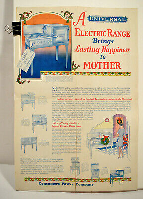 1920s Brochure Electric Ranges for Mom for Christmas