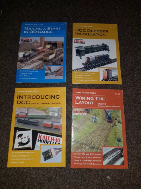 SHOWS YOU HOW series Model railway Modeller instruction leaflet OO Gauge various