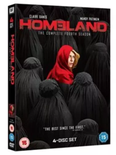 Homeland: The Complete Fourth Season DVD (2015) Claire Danes cert 15 4 discs