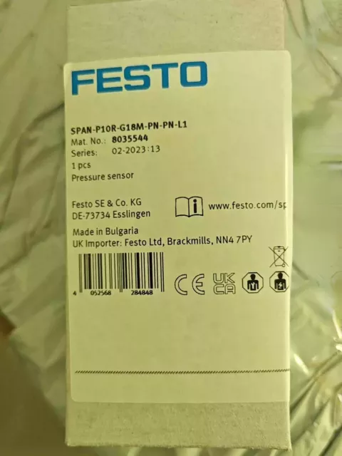 1pcs Brand New Festo SPAN-P10R-G18M-PN-PN-L1 8035544 Free Shipping