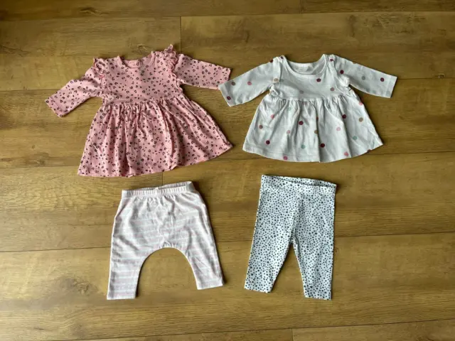 Baby Girls Bundle Dress + Leggings Newborn / upto 1 Month Next TU H&M