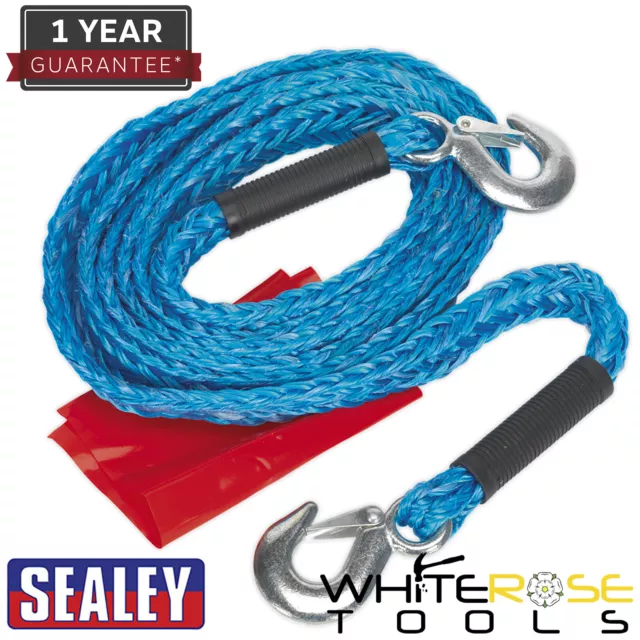 Sealey Tow Rope 2000kg Rolling Load Capacity Heavy-Duty Non-Elastic