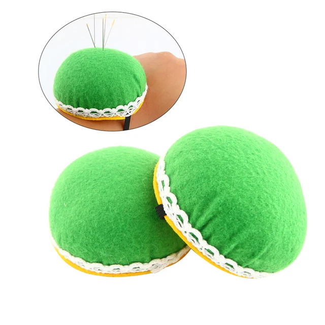 2 PIEZAS Soporte para aguja de cortador Soporte para almohadillas de seguridad Hecho de hilo de coser Hogar