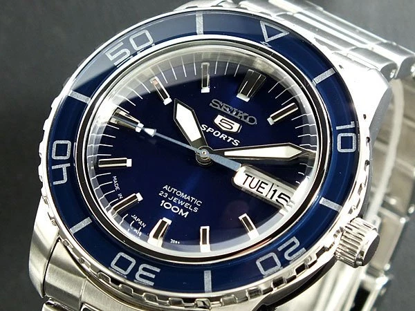 SNZH53J1 SEIKO 5 Automatic 100m Diver New in Box Made in Japan Navy #