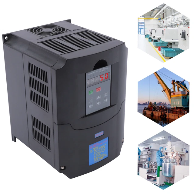 CNC VARIABLE FREQUENCY Drive 220V 4KW 5.5HP VFD VSD Motor Inverter ...