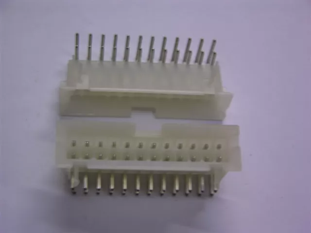 5 Molex 15246240 Mini-Fit Right Angle Header 24 Pin Connectors 4.2mm Pitch