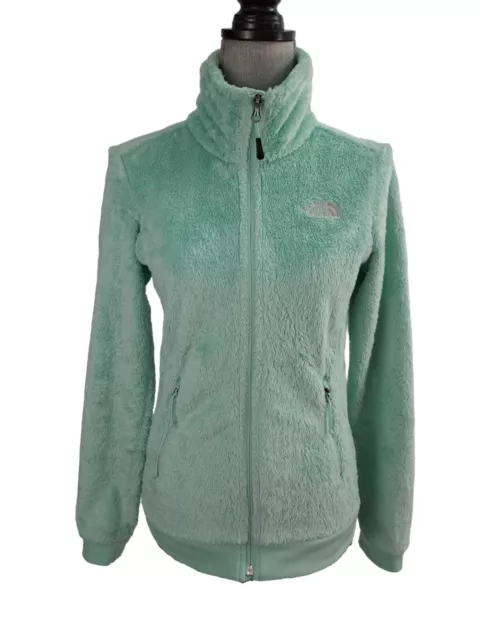 The North Face Womens Size XS Mint Green Osito Fleece Sherpa Full  Jacket Fuzzy