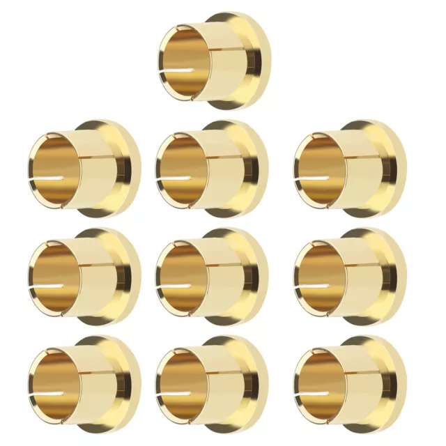 10x RCA Noise Shielding Caps Gold-Plated RCA Dust-Proof Cap  RCA Socket Cover