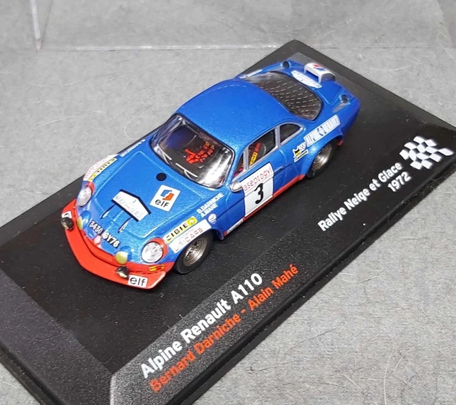 Norev 1/43 - Renault Alpine A110 1300 Cibié Devil - Voiture De Rallye Miniature Collection
