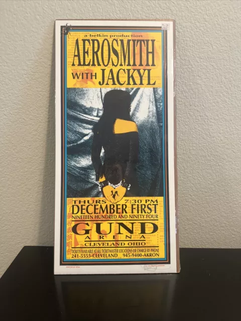 1994 Aerosmith with Jackyl Concert Poster Signed by Mark Arminski 