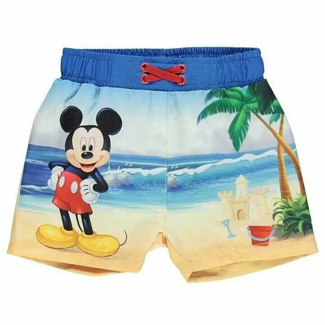 NUOVI 9-12 mesi pantaloncini da bagno Disney Topolino nuovi con etichetta SPEDIZIONE RAPIDA