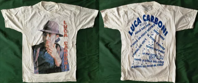 Vintage T-Shirt Maglietta Luca Carboni Taglia M Entra Leggi Bene Inserzione