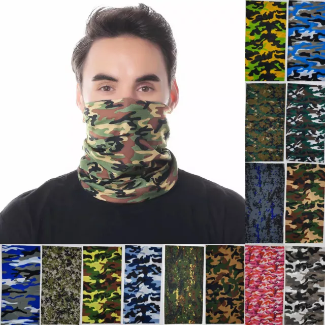 Multifunktionstuch Camouflage Loop Schal Halstuch Schlauchschal Motorrad Outdoor