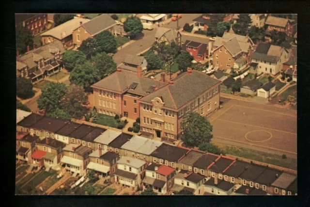 Pennsylvania PA postcard Perkasie, Third Street Elementary School chrome