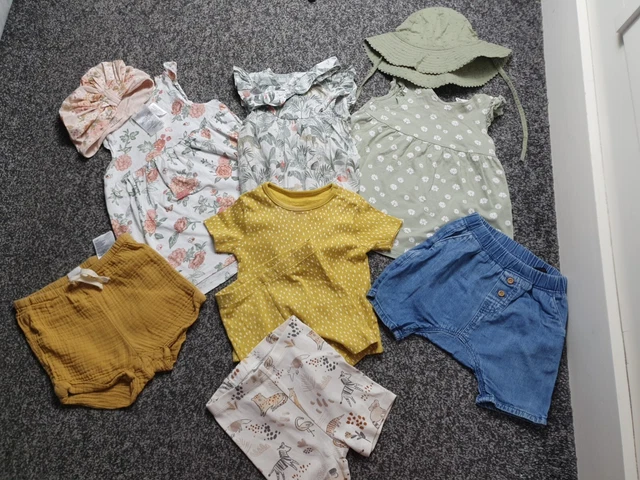 Baby Girl Summer Outfit Sets 6-9 Months 🌻