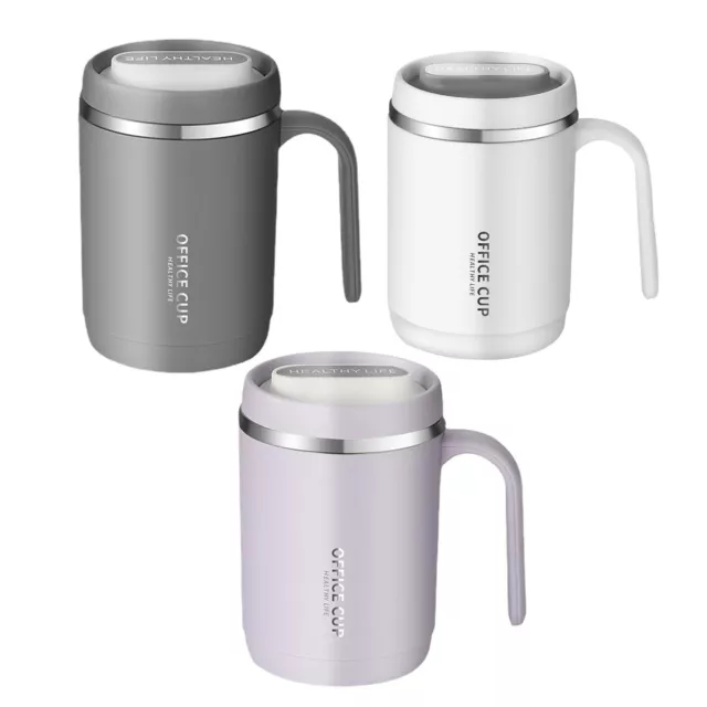 Stainless Steel Mug Lid Insulated Thermal Travel Water Cup Bottle Tea Coffee Cup