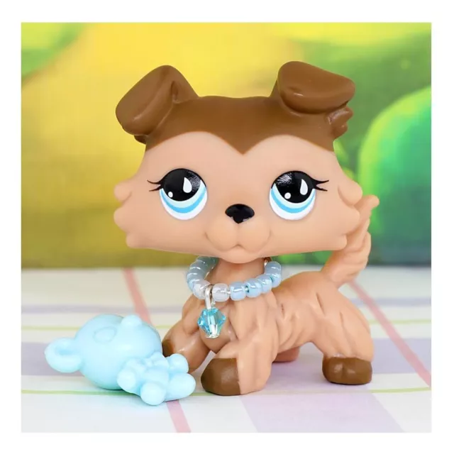 Littlest Pet Shop lps Collie #893 with LPS Accessories