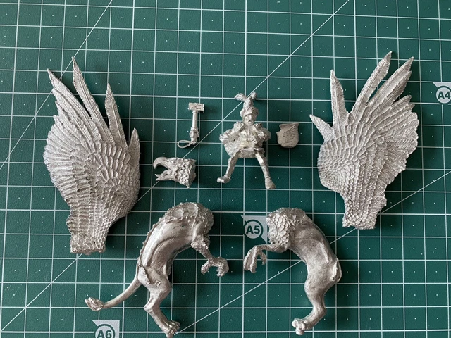 WARHAMMER EMPIRE IMPERIUM Reiksguard Reichsgarde Champion Metal Rare Used OOP EUR 14,99 - FR