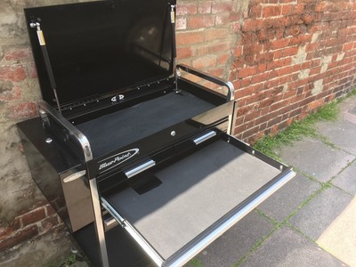 Blue-Point Roll Cart 4 Drawer Tool Box, Service Trolley KRBC7TBPC Snap-on Black 7