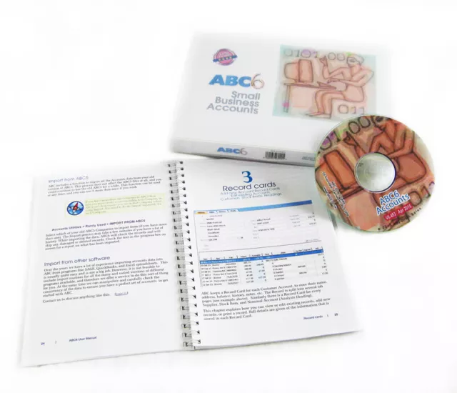 Bookkeeping Accounts software ABC6 2021 MTD approved. For any small business.