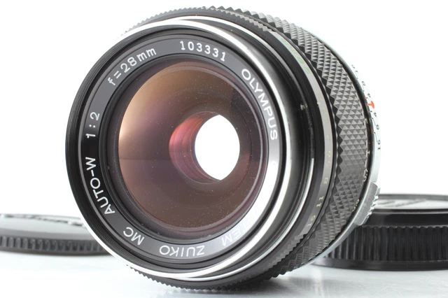 " EXC+ 5 Olympus Om Système Zuiko Mc Auto Avec 28mm F2 Mf Objectif De Japon