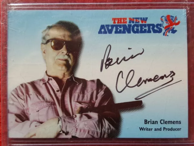 The New Avengers Brian Clemens autograph card N-A9  Strictly Ink 2006