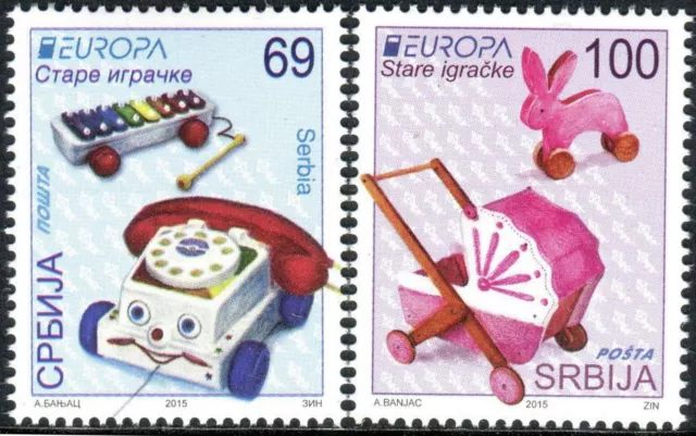 Serbia 2015 ☀ Europa CEPT - Old Toys  ☀ MNH**