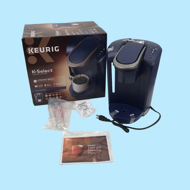 KEURIG KSELECT SINGLESERVE KCup Pod Coffee Maker, Matte Navy BL1169