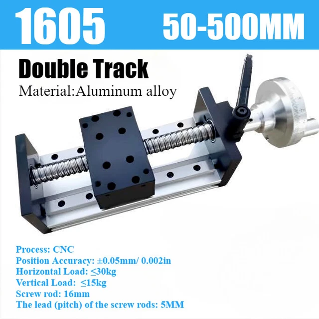 LINEAR RAIL GUIDE CNC Slide Stage Actuator Ball Screw Motion Table ...