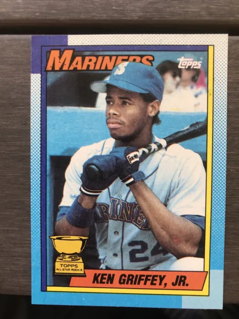 1990 Topps - #336 Ken Griffey Jr—Perfect Condition-Plus Blank Front Error Card