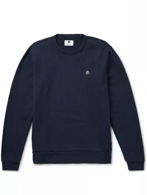 NN07 No Nationality Loopback Cotton Jersey Sweatshirt 2XL XXL $153.00